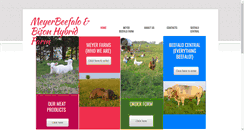 Desktop Screenshot of meyerbuffalofarm.com